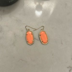 Kendra Scott Elle orange earrings